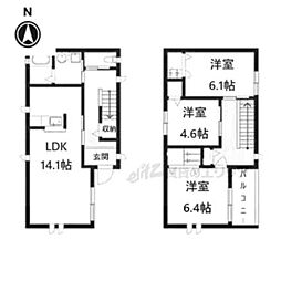 京都市営烏丸線 北大路駅 バス14分 西賀茂車庫前下車 徒歩11分