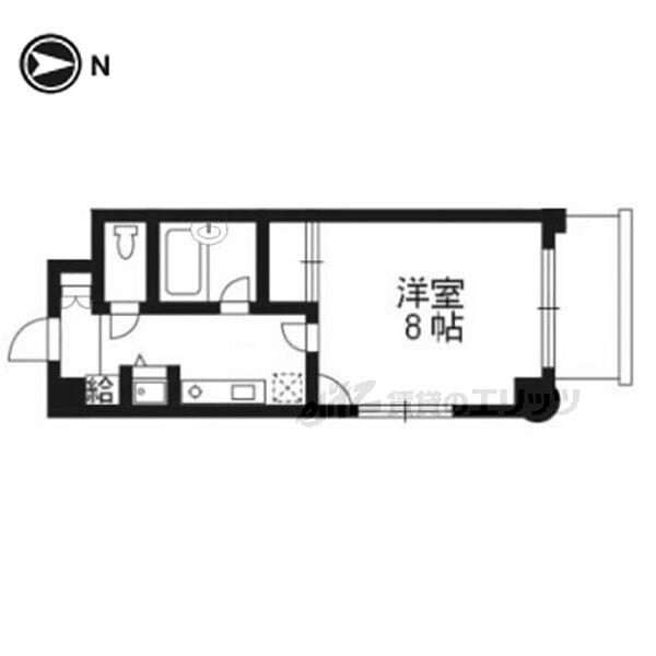 ＧＡＴＯ　Ｄ．Ｍ　北山 704｜京都府京都市左京区下鴨前萩町(賃貸マンション1K・7階・24.90㎡)の写真 その2