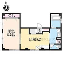 京都府京都市左京区田中北春菜町（賃貸マンション1LDK・2階・55.00㎡） その2