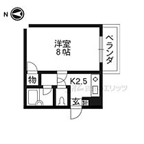 京都府京都市左京区静市市原町（賃貸マンション1K・2階・27.00㎡） その2