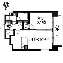 京都府京都市左京区田中門前町（賃貸マンション1LDK・3階・39.78㎡） その2