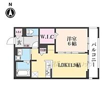 京都府京都市上京区三番町（賃貸アパート1LDK・2階・45.65㎡） その2