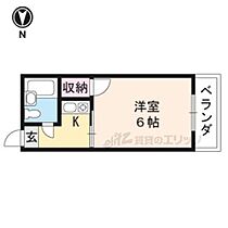 コーポ藤井 207 ｜ 京都府京都市北区上賀茂大柳町（賃貸アパート1K・2階・19.44㎡） その2