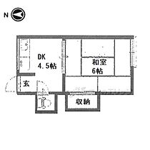 京都府京都市左京区一乗寺里ノ西町（賃貸アパート1DK・2階・19.00㎡） その2