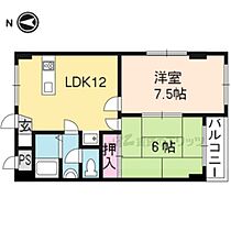 ベラヴィスタ岩倉 205 ｜ 京都府京都市左京区岩倉中町（賃貸マンション2LDK・2階・46.30㎡） その2