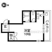 コーチヒルズ 301 ｜ 京都府京都市左京区北白川上別当町（賃貸マンション1K・3階・26.20㎡） その2