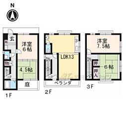 京福電気鉄道北野線 北野白梅町駅 バス3分 わら天神前下車 徒歩2分