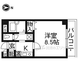 サムティ上堀川 1Kの間取図画像