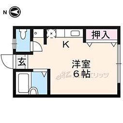 ハイツ三宅 ワンルームの間取図画像