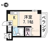 コージーハイツ大徳寺 202 ｜ 京都府京都市北区紫野門前町（賃貸マンション1R・1階・16.00㎡） その2