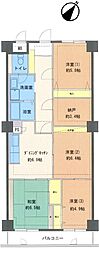 ライオンズマンション枚方 4SDKの間取り