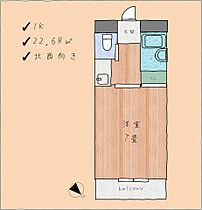 ラフォーレ博多駅前 905 ｜ 福岡県福岡市博多区博多駅前3丁目（賃貸マンション1K・9階・22.68㎡） その2