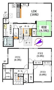 間取り：間取り図