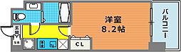 アプリーレ神戸元町 1Kの間取図画像