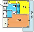 山手ダイヤハイツB棟8階8.3万円