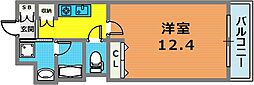 KAISEI新神戸 1Kの間取図画像