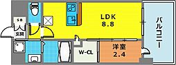 セレニテ神戸西アリエ 1LDKの間取図画像