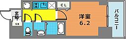 ファステート大正駅前トロフィ 1Kの間取図画像