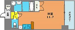 エスライズ新神戸 ワンルームの間取図画像