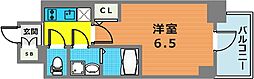 ワールドアイ神戸ハーバーランド3 1Kの間取図画像