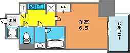 S-RESIDENCE神戸元町 1Kの間取図画像