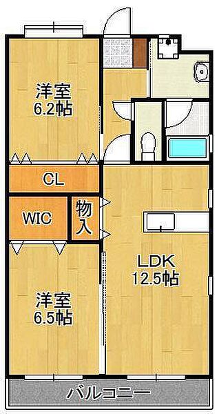 チェリーコート赤坂 ｜福岡県北九州市小倉北区赤坂2丁目(賃貸マンション2LDK・3階・60.00㎡)の写真 その2