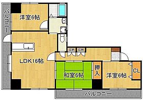 ファミリーハウス勝山  ｜ 福岡県北九州市小倉北区神幸町（賃貸マンション3LDK・7階・72.06㎡） その2