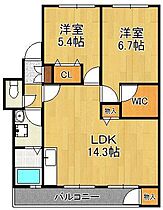 フェルト130A棟  ｜ 福岡県北九州市小倉北区須賀町（賃貸アパート2LDK・1階・57.20㎡） その2