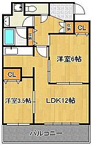 福岡県北九州市小倉北区馬借1丁目（賃貸マンション2LDK・13階・50.35㎡） その2