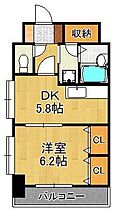 福岡県北九州市小倉北区江南町（賃貸マンション1DK・6階・27.50㎡） その1