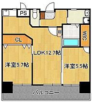 福岡県北九州市小倉北区砂津2丁目（賃貸マンション2LDK・10階・55.03㎡） その2