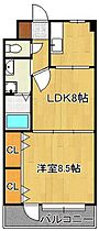 浅野ベイタワー  ｜ 福岡県北九州市小倉北区浅野2丁目（賃貸マンション1LDK・10階・40.95㎡） その2