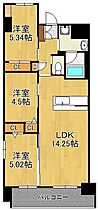 ウィングス門司駅前  ｜ 福岡県北九州市門司区高田1丁目（賃貸マンション3LDK・4階・62.38㎡） その2