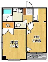 プレステージ小倉  ｜ 福岡県北九州市小倉北区吉野町（賃貸マンション1LDK・3階・36.06㎡） その2