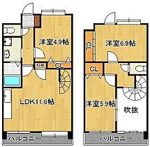 J-スクエア  ｜ 福岡県北九州市小倉北区中津口1丁目（賃貸マンション3LDK・11階・71.32㎡） その2