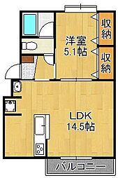 間取図画像 1LDK