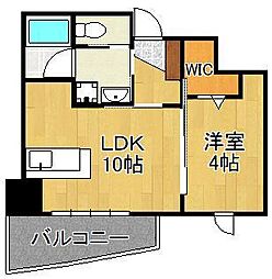 ベルコモンズ 1LDKの間取図画像