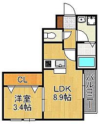 北九州都市モノレール小倉線 平和通駅 バス7分 砂津3丁目下車 徒歩7分 3階/-