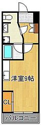 CPタワー ワンルームの間取図画像