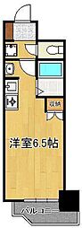 ベルガ中津口 ワンルームの間取図画像