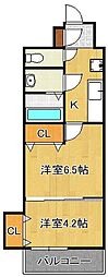 門司港レトロプリンセス 2Kの間取図画像