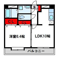 カーサアンピオ 2階
