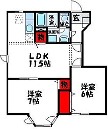 シャルマン桃源 1階