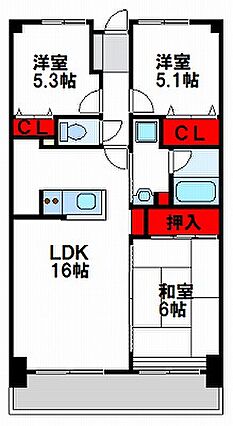 ロワールマンション古賀_間取り_0