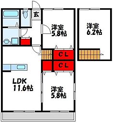 カーサグランデ 2階