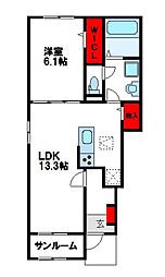 福岡県福津市津屋崎4丁目 1階/-