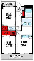 物件の間取り