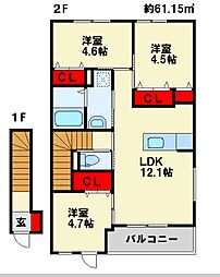 ルーク・マコーリー 2階/-