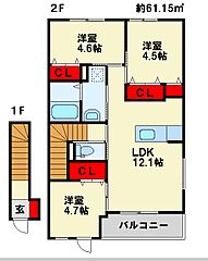 物件の間取り