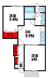 サンハイム柿の木A棟 1階